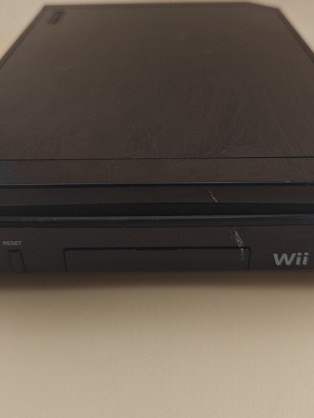 Nintendo Wii RVL-101 Black Family Edition Console Only Tested Working